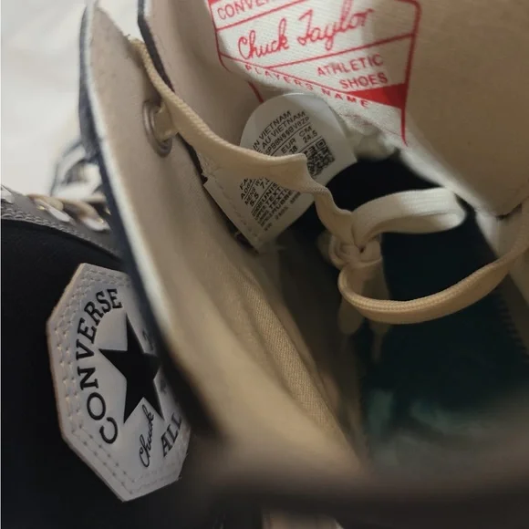 Chuck 70 De Luxe Squared A06435C Size 5.5 M 7.5 W black / egret - Picture 7 of 11